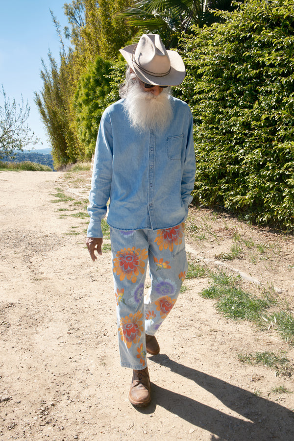 Dahlia Denim Ocean Pant | Jungmaven Hemp Clothing & Accessories / Color: